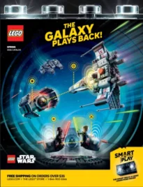 A comprehensive LEGO Catalog showing various colorful building sets and themes for all ages.
