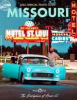 Missouri Vacation Guide: A scenic view of the Missouri landscape featuring the Ozark Mountains and clear river waters.