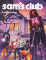 Sam's Club Catalog: A variety of household essentials and bulk grocery items displayed as part of a comprehensive shopping guide.