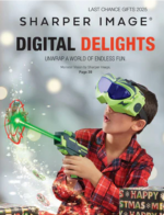 Sharper Image Catalog: A variety of modern high-tech gadgets and wellness products from a lifestyle catalog.